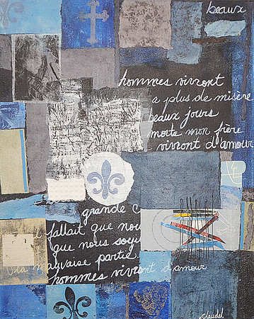 Quand les hommes vivront d'amour - 24X30
